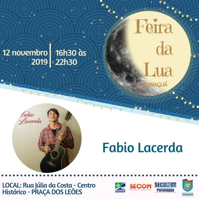 Fabio Lacerda anima a Feira da Lua nesta terça-feira