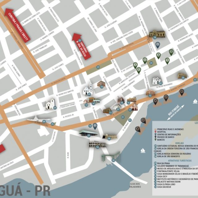 Secultur disponibiliza nova versão de mapa da cidade para turistas