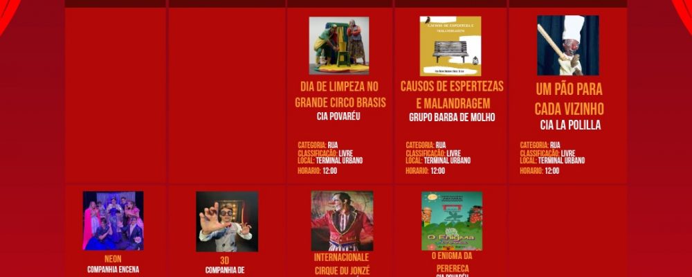 12º Festival de Teatro de Paranaguá – FESTPAR começa nesta segunda-feira (14)