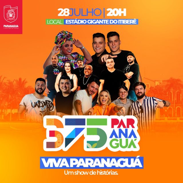 Para celebrar 375 anos de Paranaguá, artistas locais se reúnem e apresentam o show ‘Viva Paranaguá’