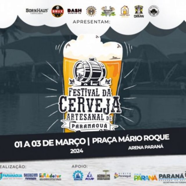 Paranaguá realiza o Festival da Cerveja Artesanal